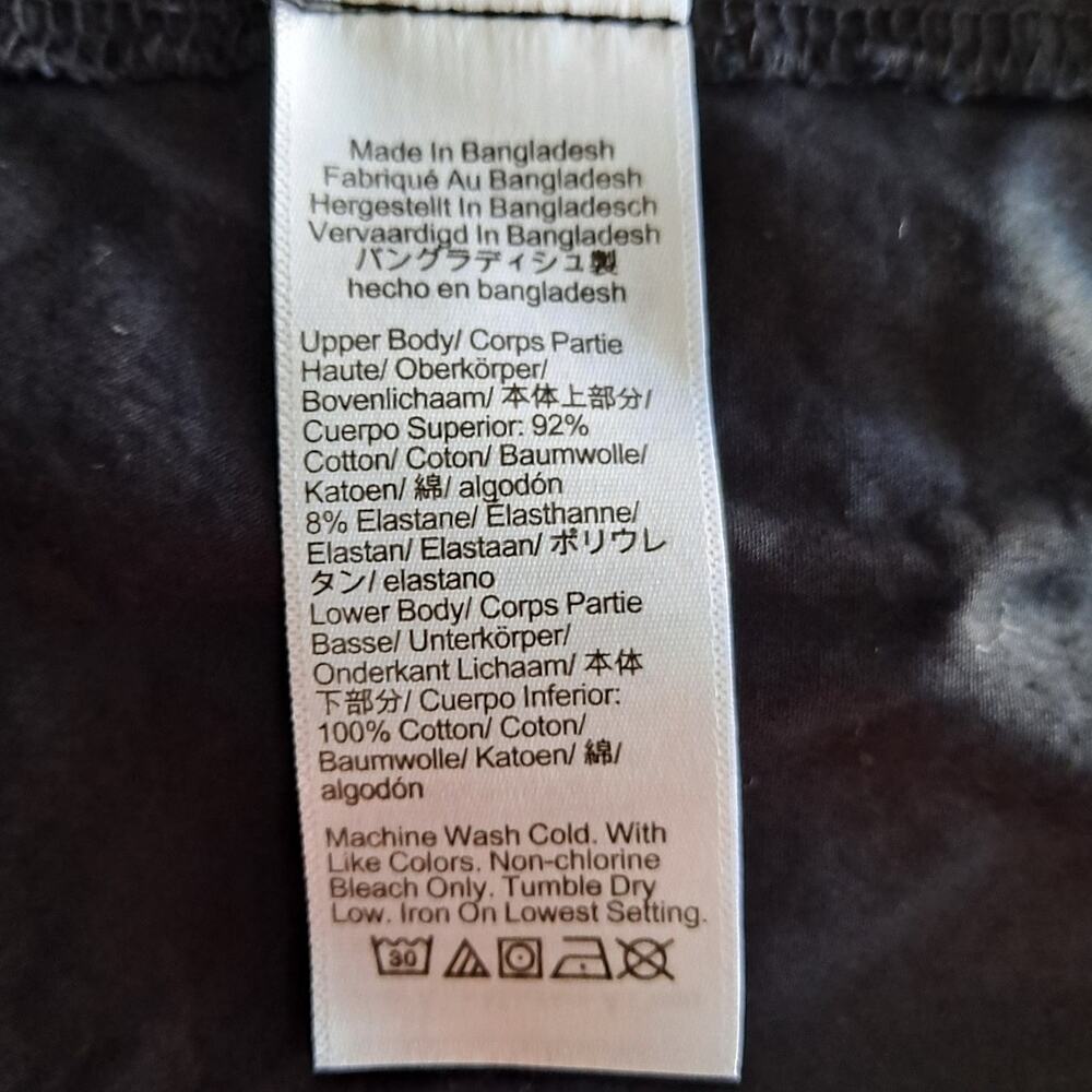 J. Crew Striped Knit Mixy Dress Short Sleeve Midi Black Ivory Womens Size Small - Picture 10 of 12